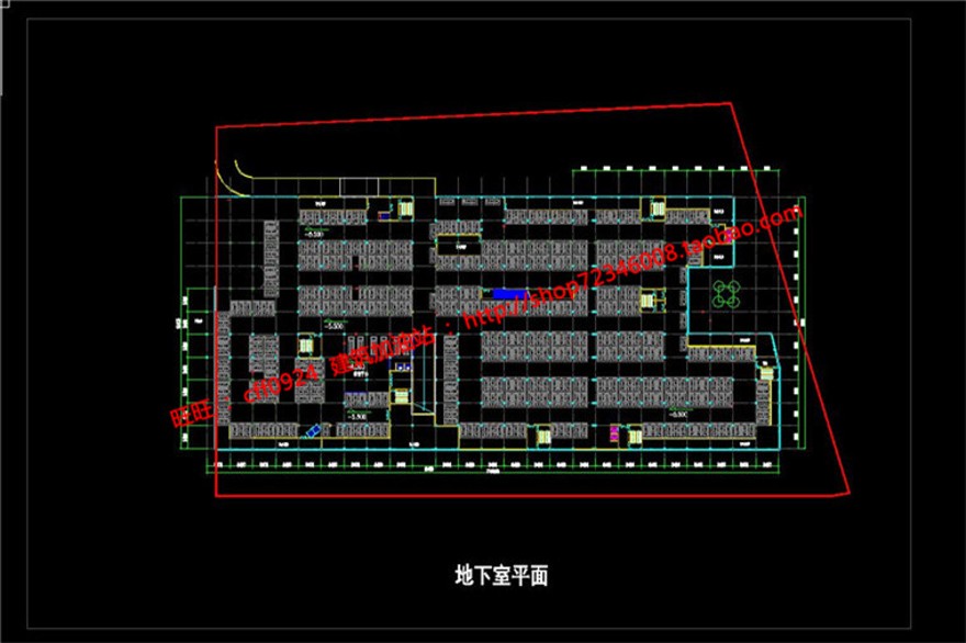 商业mall购物中心步行街商场超市cad图纸su模型文本排版