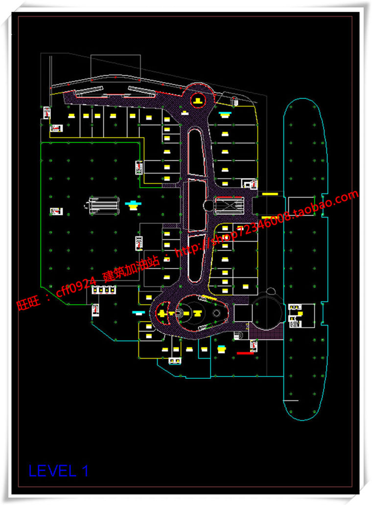 建筑图纸196商业/商场/超市/商业中心su模型cad图纸+效果图