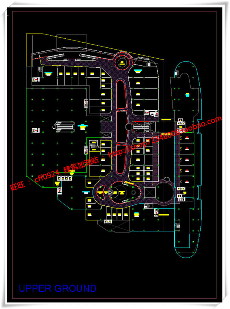 建筑图纸196商业/商场/超市/商业中心su模型cad图纸+效果图