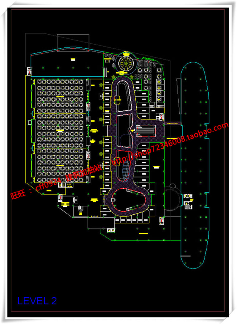 建筑图纸196商业/商场/超市/商业中心su模型cad图纸+效果图