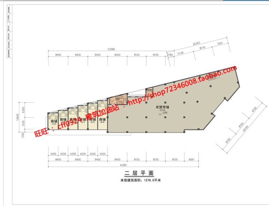 cad总图平面图纸效果图方案文本古镇商业街改造建筑建筑资源