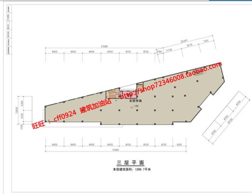 cad总图平面图纸效果图方案文本古镇商业街改造建筑建筑资源