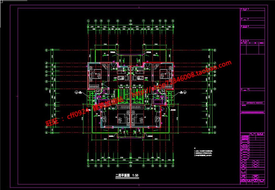 三层农家房屋自建房素材资源cad图纸平立剖施工效果图