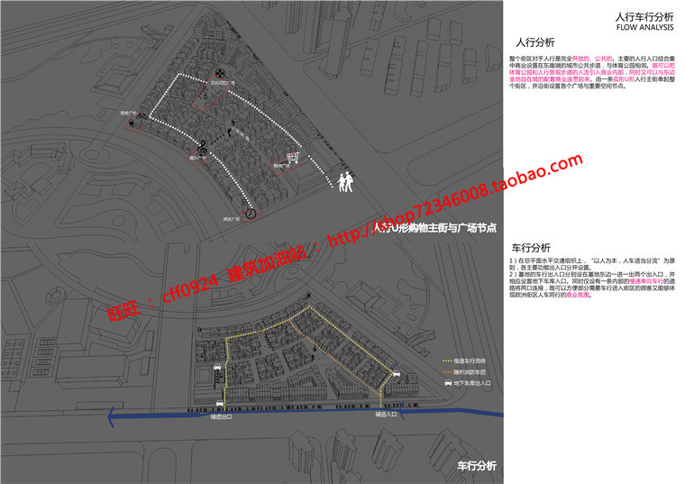 商业园区多层设计文本高清jpg汇报文件及cad图纸