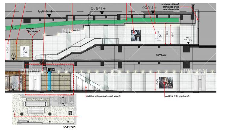 资源素材现代风金融中心深化设计前卫商业建筑景观CAD施工图+方案