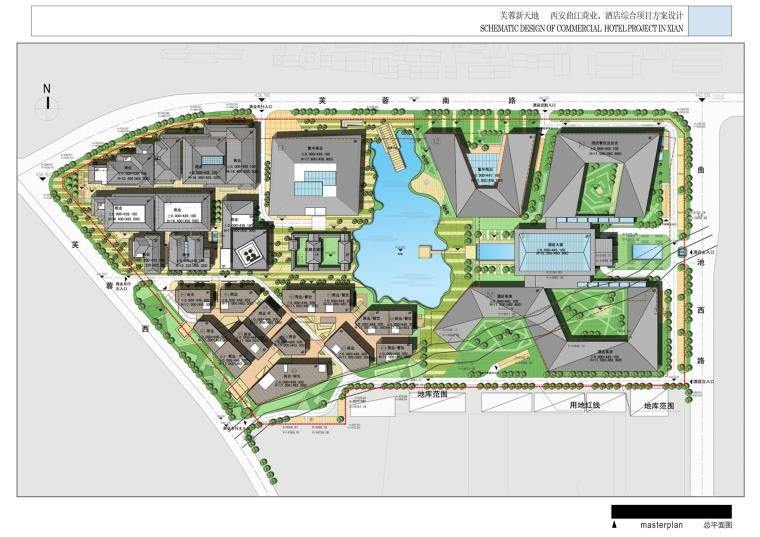 成套-商业街建筑现代风风格设计方案文本和CAD高清效果图