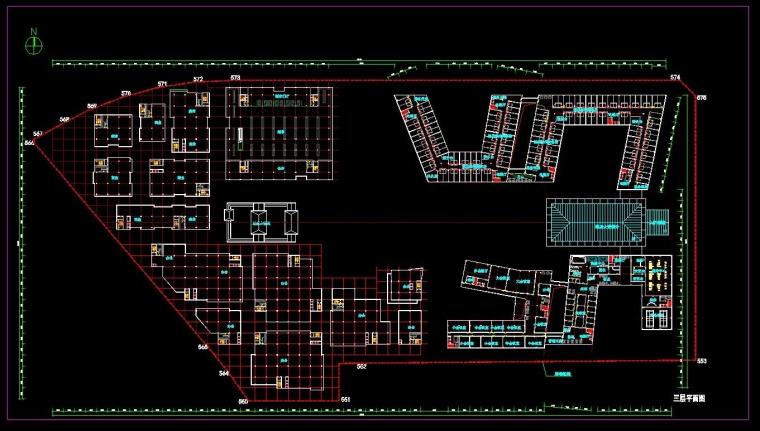 成套-商业街建筑现代风风格设计方案文本和CAD高清效果图