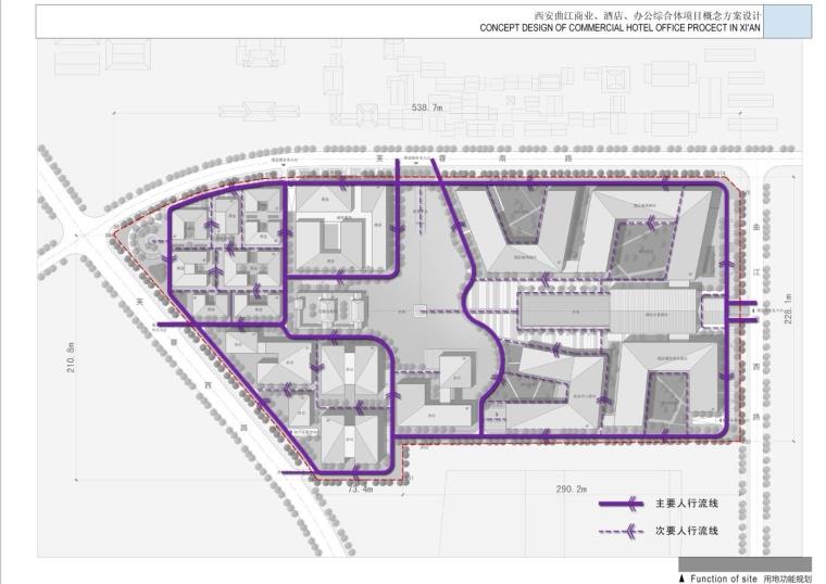 成套-商业街建筑现代风风格设计方案文本和CAD高清效果图