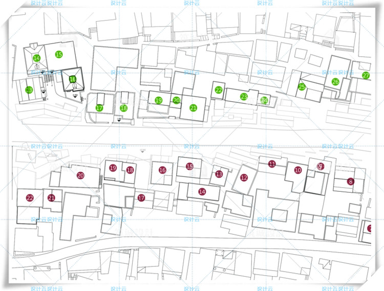 完整商业步行街SU+CAD+文本排版/设计综合体广场商场规划建筑建筑资源