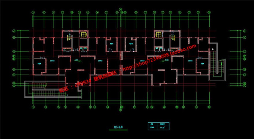 单体住宅楼建筑方案设计全套学生作业cad平立剖效果建筑资源