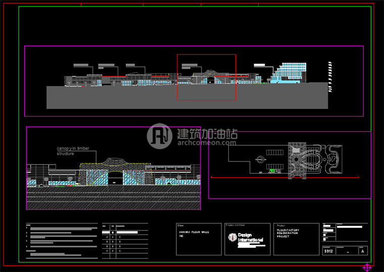 建筑图纸190商业/商业设计综合体老外设计CAD图纸+SU模型+3Dmax