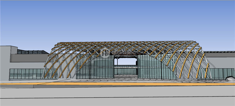 建筑图纸190商业/商业设计综合体老外设计CAD图纸+SU模型+3Dmax