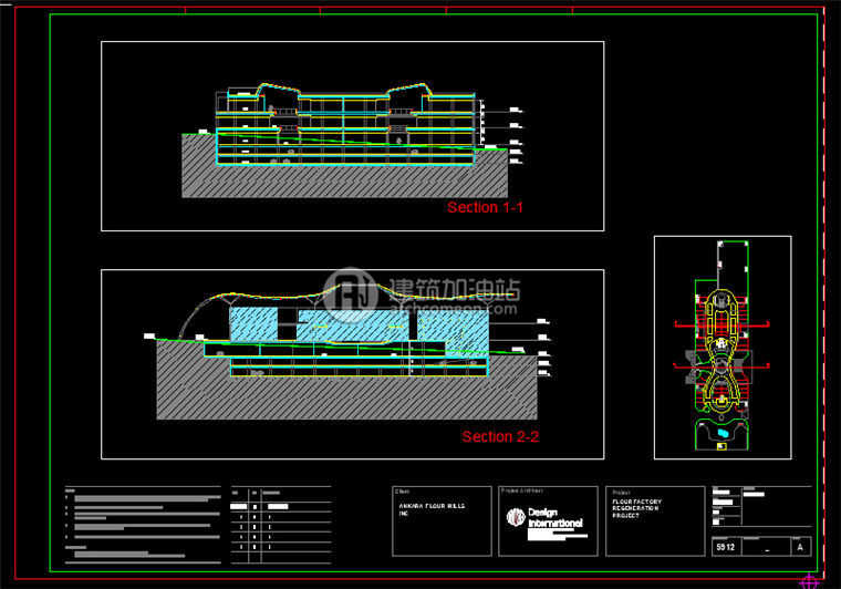 建筑图纸190商业/商业设计综合体老外设计CAD图纸+SU模型+3Dmax