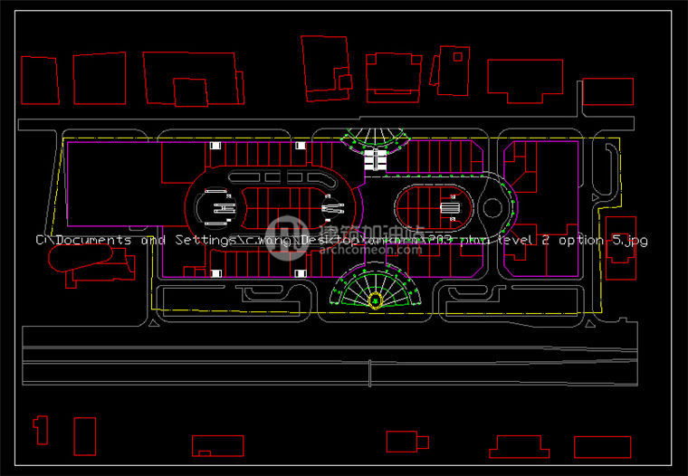 建筑图纸190商业/商业设计综合体老外设计CAD图纸+SU模型+3Dmax