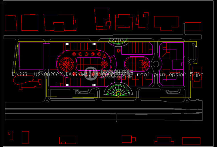 建筑图纸190商业/商业设计综合体老外设计CAD图纸+SU模型+3Dmax