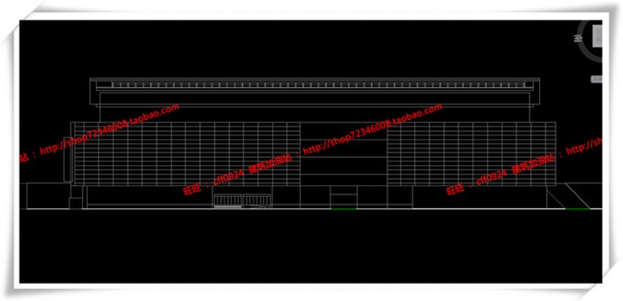 建筑图纸216西沧商业设计综合体现代风cad平立面总图+su模型+效果图+3Dmax