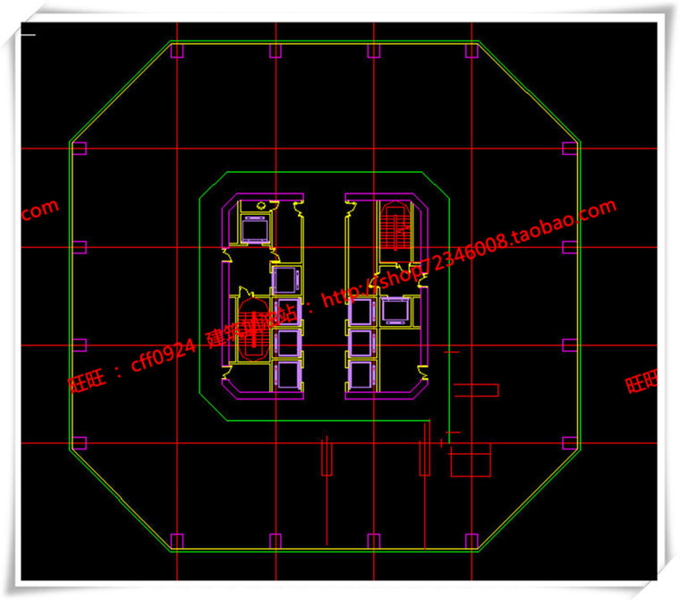 建筑图纸193沿街商业欧式美式高层住宅办公SU模型+cad图纸+效果图+3Dmax