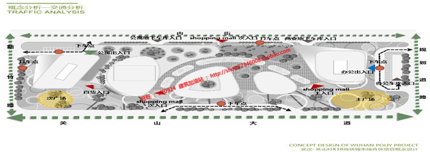 保利商业广场设计综合体景观建筑规划项目办公公寓cad图纸方案文本pdf建筑资源