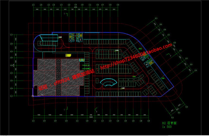 商业设计综合体办公酒店cad图纸+su模型+方案文本+效果图