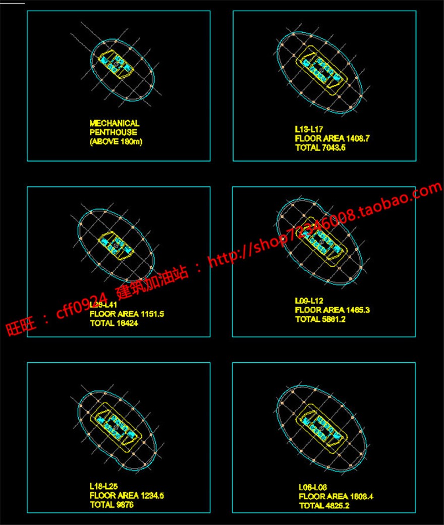 商业设计综合体建筑方案设计su模型+cad图纸