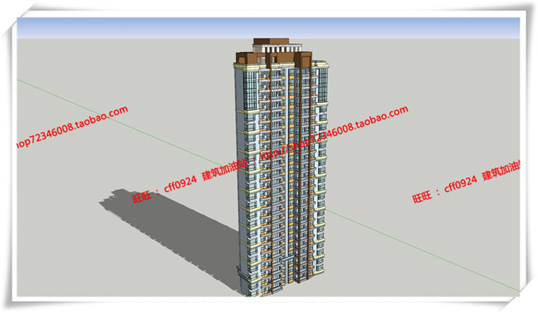 建筑图纸277小区高层住宅住宅比较齐全cad图纸/SU模型/草图模型/效建筑资源