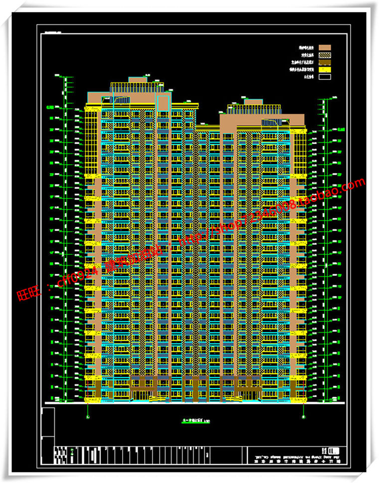 建筑图纸277小区高层住宅住宅比较齐全cad图纸/SU模型/草图模型/效建筑资源