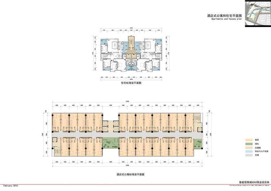 商业广场一套建筑方案设计cad图纸平立剖+方案文本