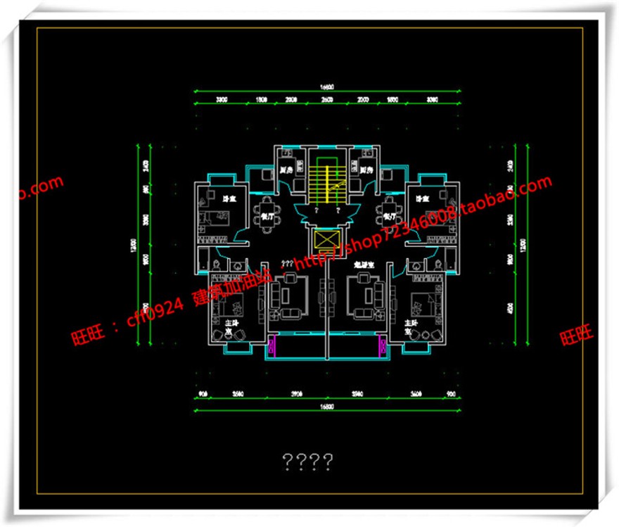 建筑图纸206商业三个方案商业/办公/公寓/餐饮有SU模型+cad图纸+文本