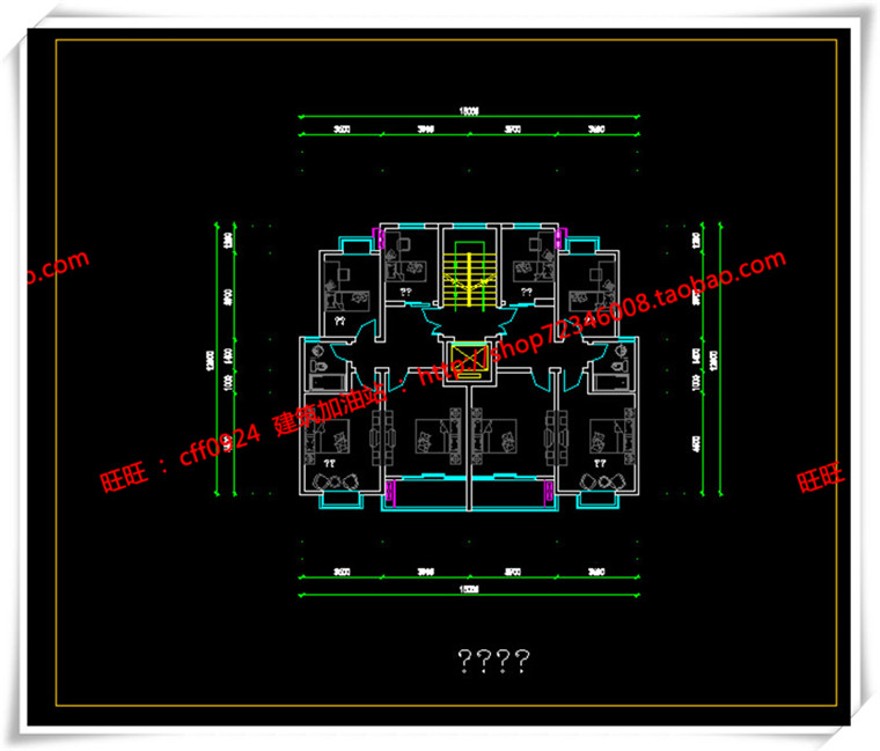 建筑图纸206商业三个方案商业/办公/公寓/餐饮有SU模型+cad图纸+文本