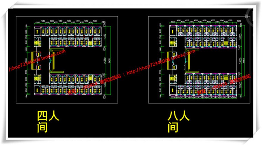 建筑图纸206商业三个方案商业/办公/公寓/餐饮有SU模型+cad图纸+文本