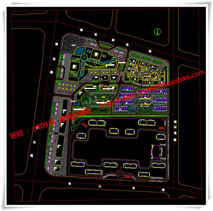 建筑图纸205保利商业广场/中标景观建筑规划项目SU模型+cad图纸+效果图+文本ppt