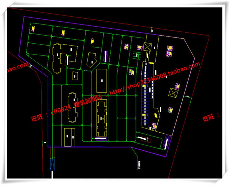 建筑图纸205保利商业广场/中标景观建筑规划项目SU模型+cad图纸+效果图+文本ppt