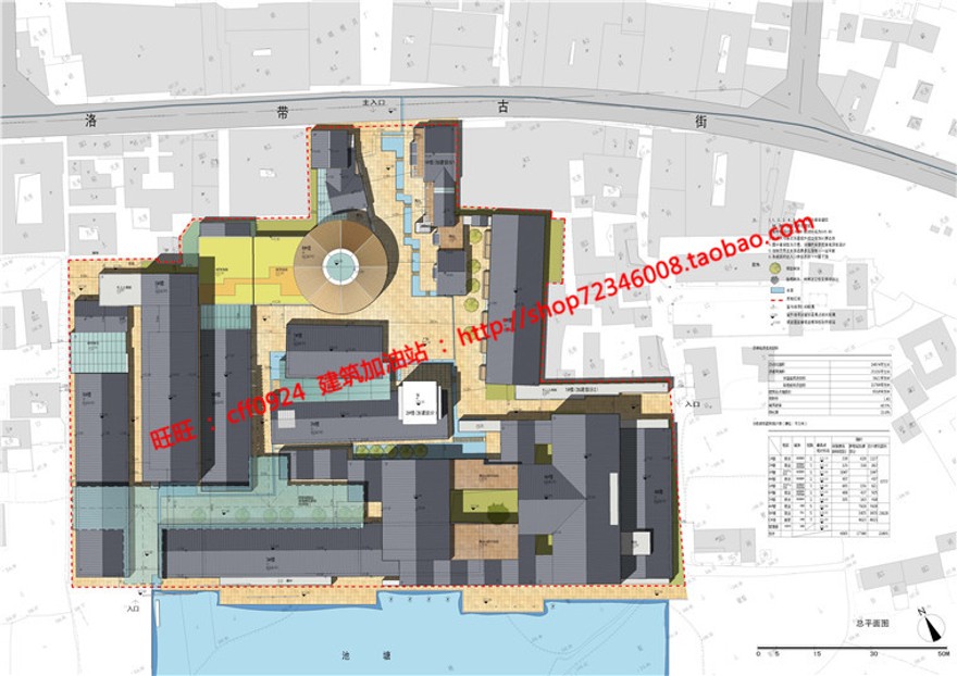 老厂房su模型效果图文本艺术粮仓创意改造建筑方案建筑资源