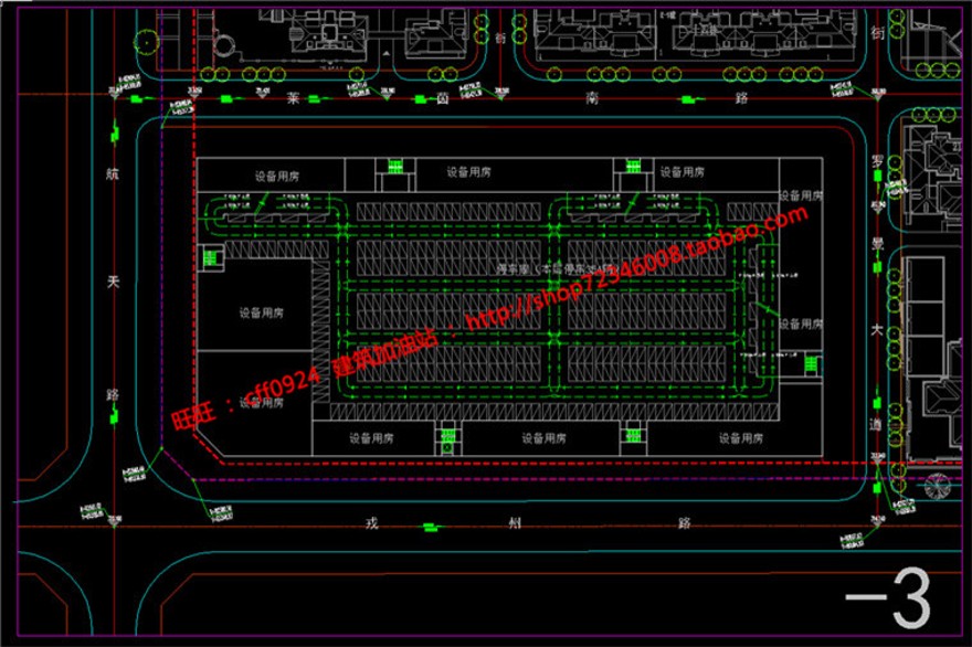 商业街cad图纸+su模型+效果图+文本商业中心百货超市建筑资源