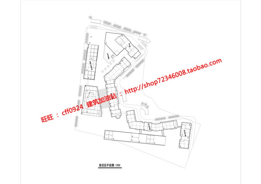 商业街区步行街办公酒店影院商场方案cad图纸su模型建筑资源