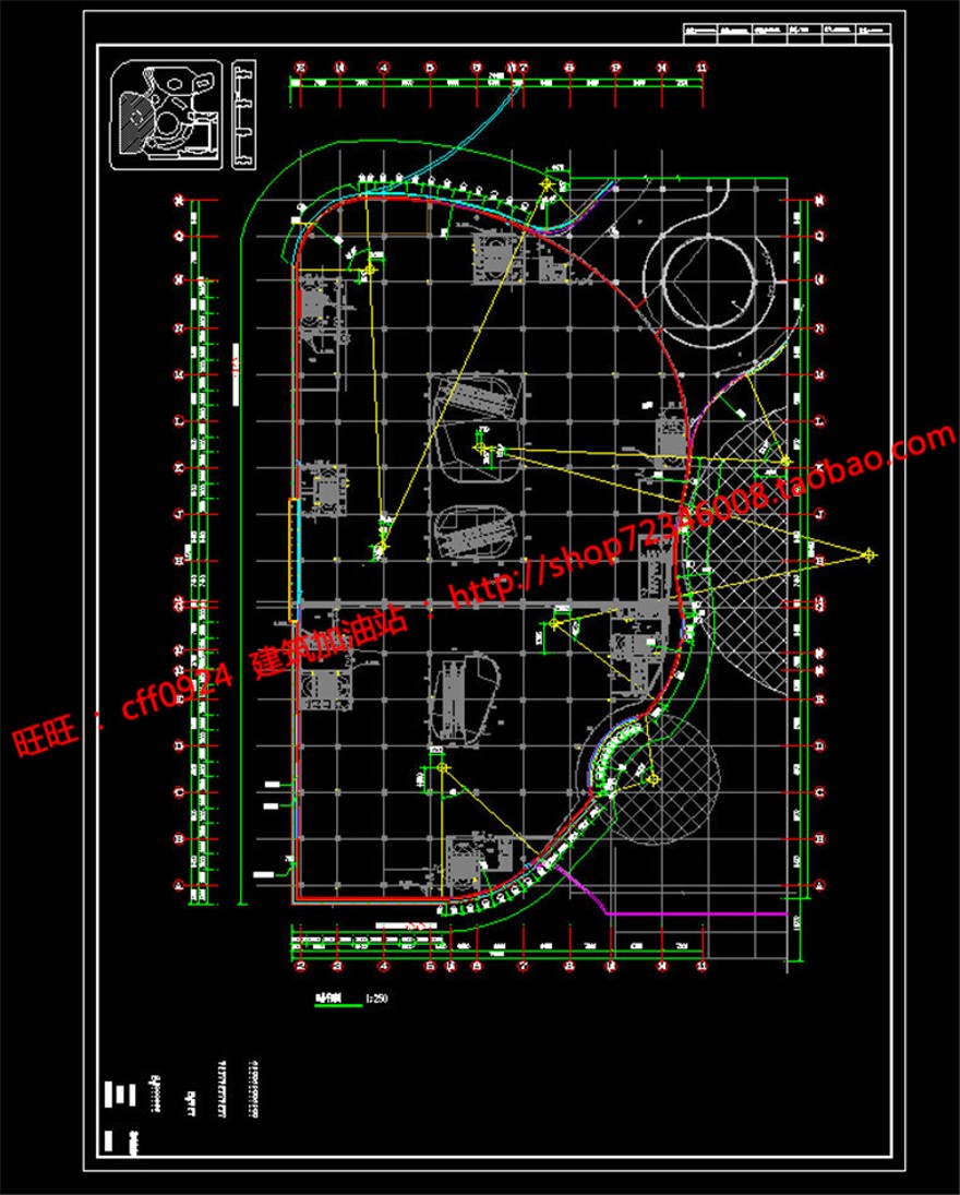 su模型+cad图纸+效果图大冶雨润商业设计综合体景观建筑规划项目购物中建筑资源