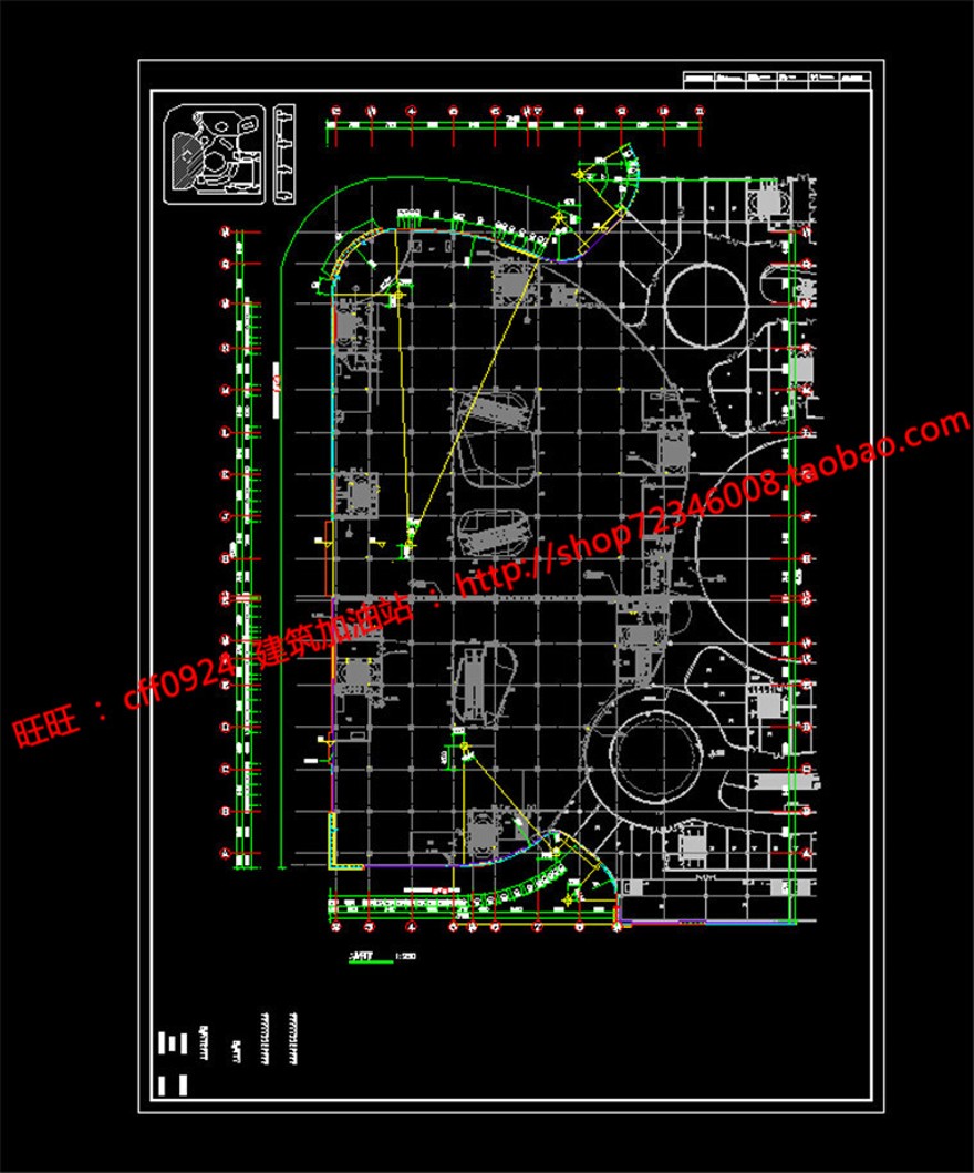 su模型+cad图纸+效果图大冶雨润商业设计综合体景观建筑规划项目购物中建筑资源