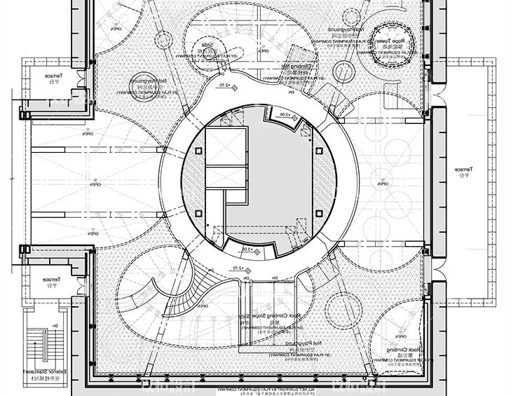 资源素材商业商场儿童体验区深化设计现代风公共空间建筑景观CAD+方案建筑资源