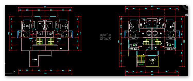 08现代风花园住宅商业别墅叠层三层联排平面立剖效果图su+cad+max