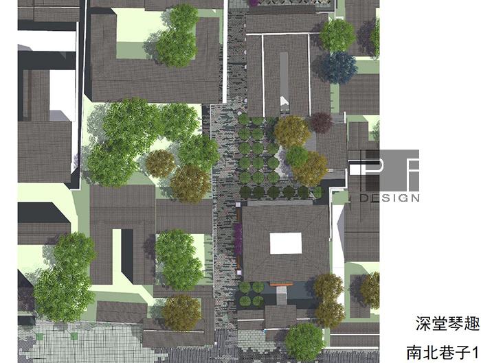 成都宽窄巷子中式商业街景观设计方案文本+SU建筑模型+CAD建筑资源