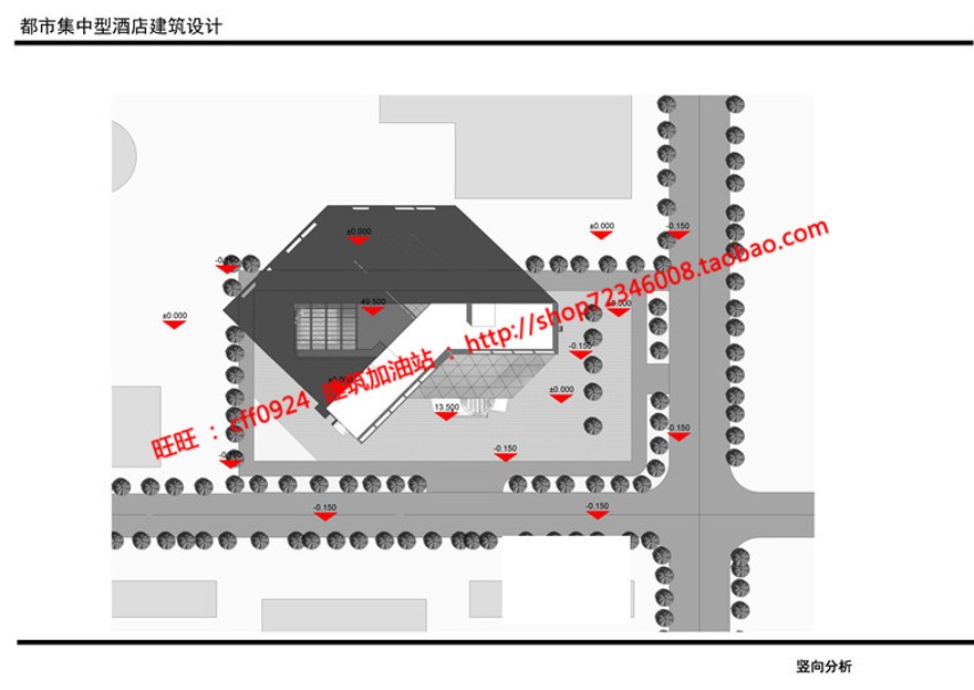 高级宾馆酒店设计cad图纸su模型文本ppt