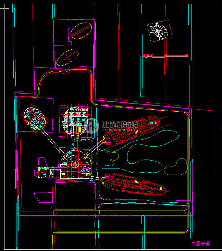 建筑图纸163酒店SU模型/cad图纸/效果图酒店方案图