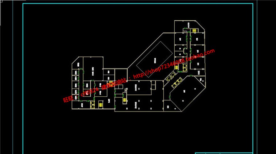 都市型综合酒店宾馆设计cad图纸su模型ppt效果图