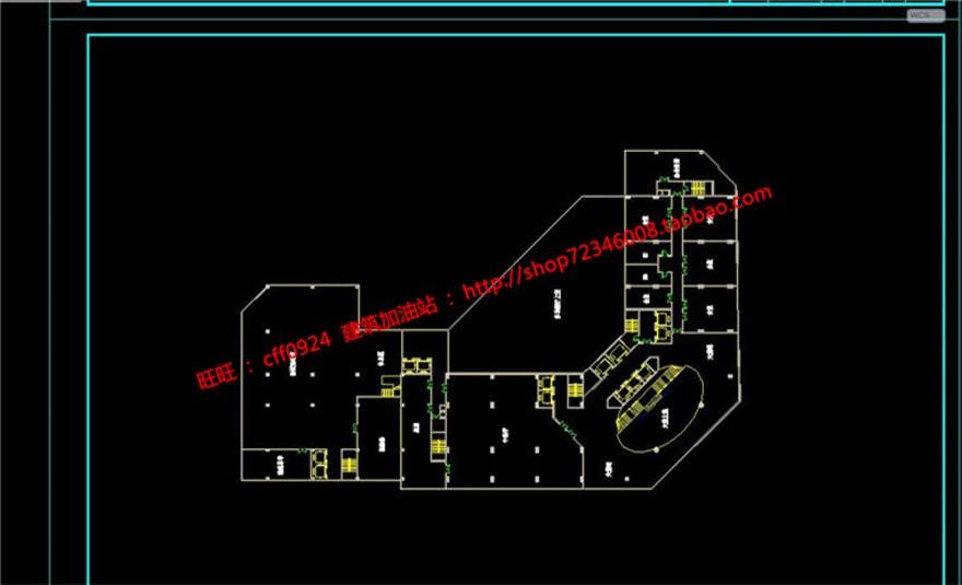 都市型综合酒店宾馆设计cad图纸su模型ppt效果图