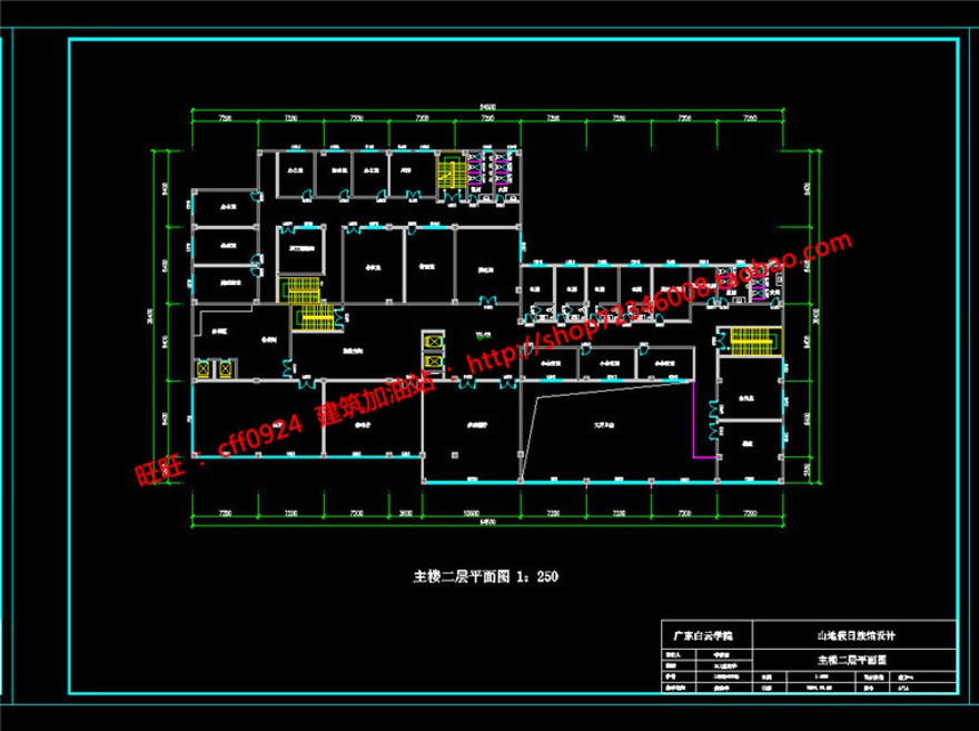 酒店设计原创su模型skp展板cad图纸