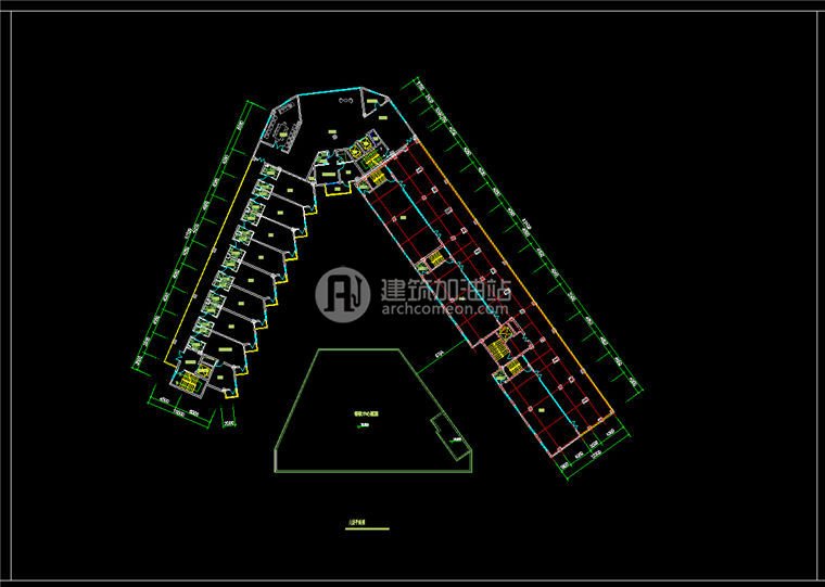 建筑图纸164酒店景观建筑规划项目设计su模型+模型酒店CAD方案图纸+效果图