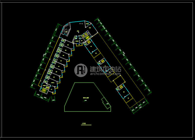 建筑图纸164酒店景观建筑规划项目设计su模型+模型酒店CAD方案图纸+效果图