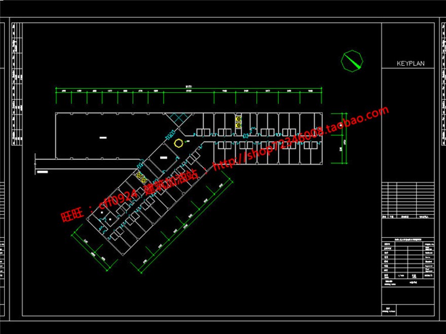 酒店宾馆建筑方案设计su模型+cad图纸