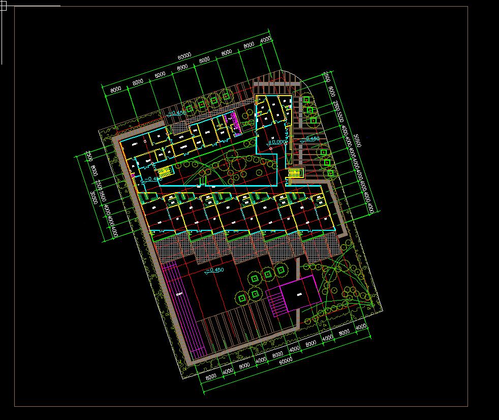 005十五班现代风风格幼儿园建筑方案设计（CAD+SU+效果图）