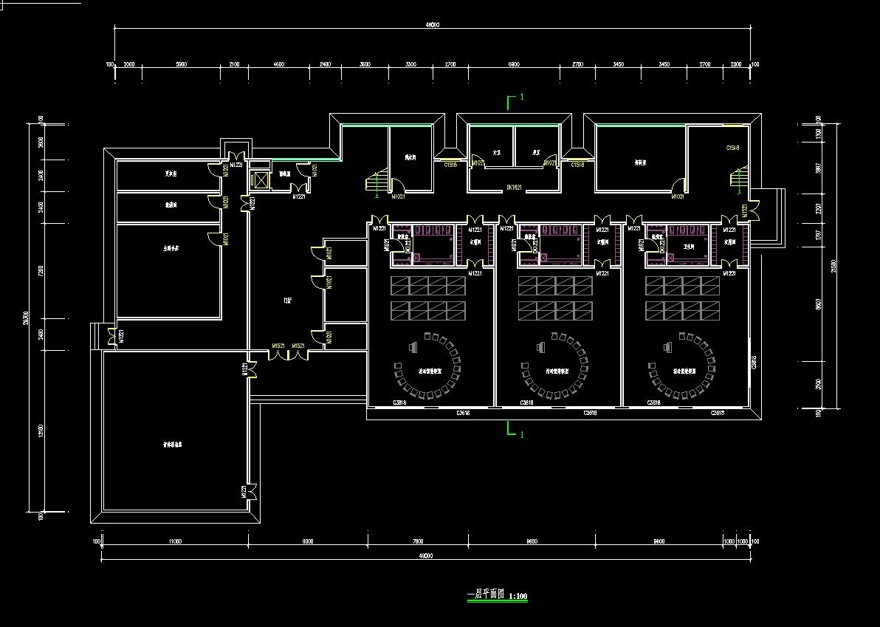 007九班幼儿园建筑设计两个方案SU模型（CAD+SU）